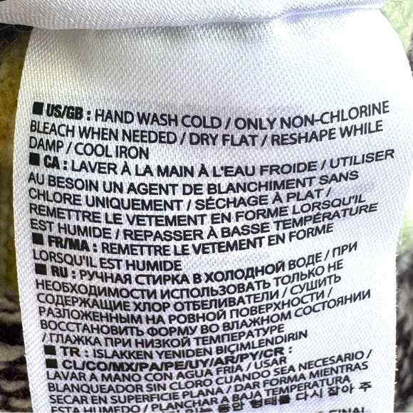 GAP Fair Isle Crazy Lambs Wool Blend  Multistripe Pullover Sweater Size M - Picture 8 of 10